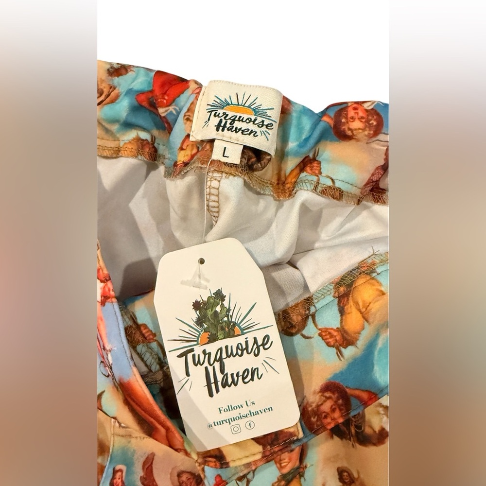 🤠 Turquoise Haven Vintage Cowgirl Pants – NWT - Picture 5 of 7